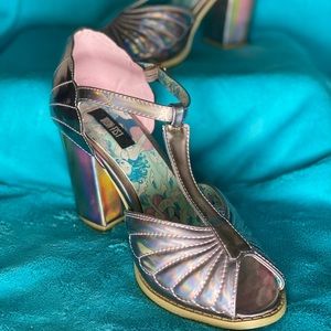 Iron Fist Mother of Pearl Heels
